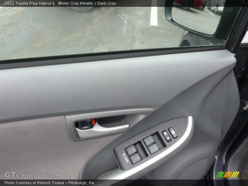 Winter Gray Metallic / Dark Gray 2011 Toyota Prius Hybrid II