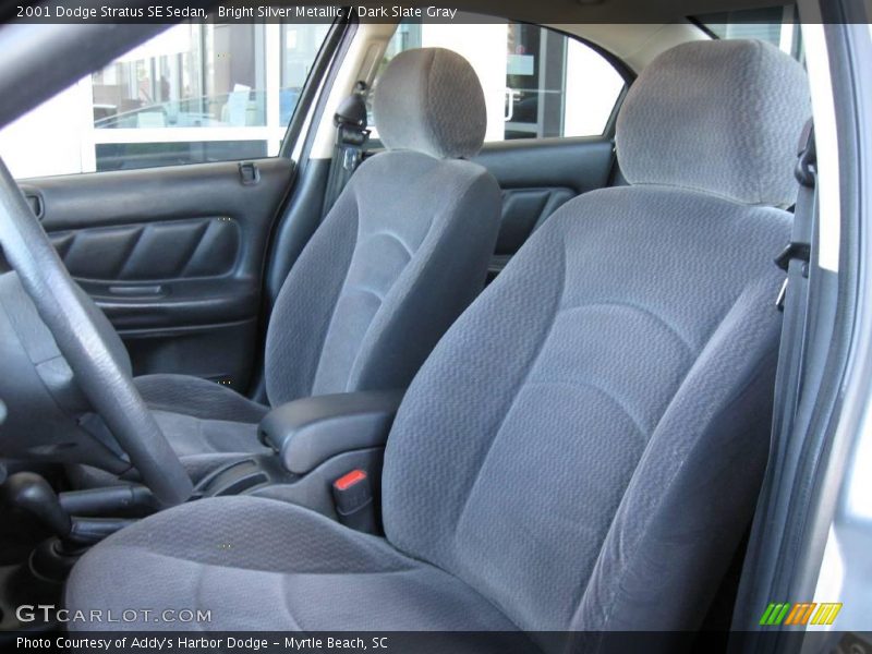 Bright Silver Metallic / Dark Slate Gray 2001 Dodge Stratus SE Sedan