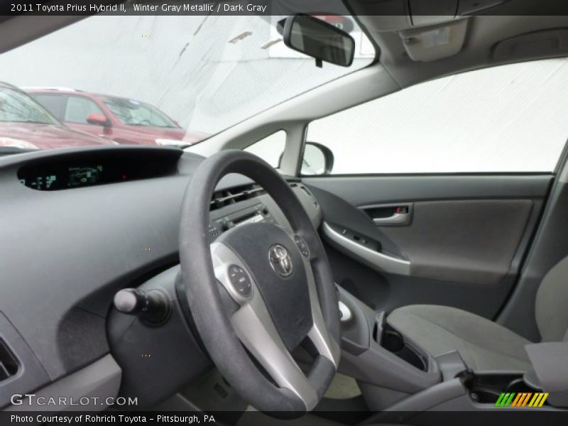 Winter Gray Metallic / Dark Gray 2011 Toyota Prius Hybrid II