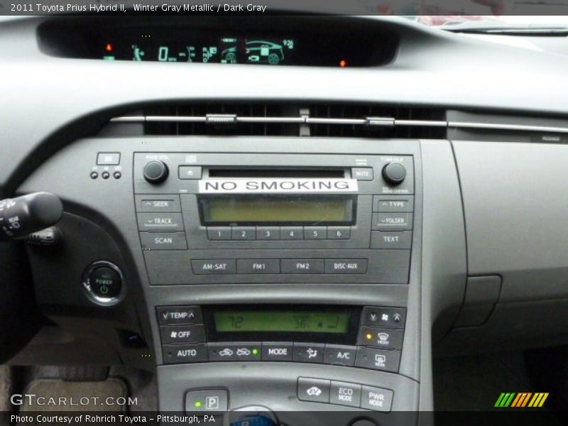 Winter Gray Metallic / Dark Gray 2011 Toyota Prius Hybrid II