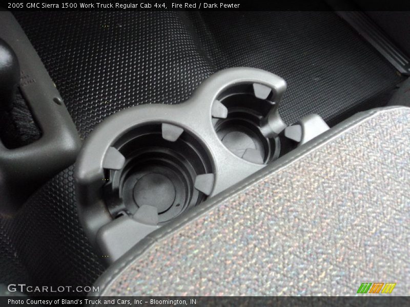 Fire Red / Dark Pewter 2005 GMC Sierra 1500 Work Truck Regular Cab 4x4