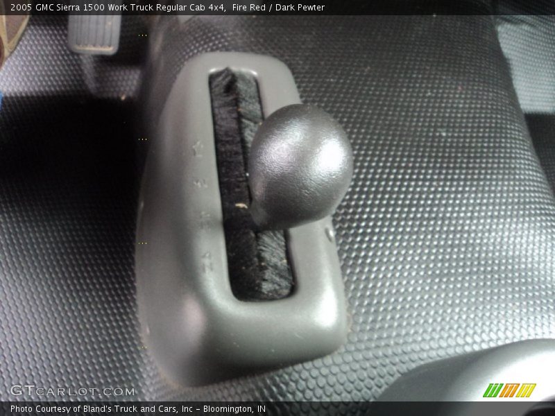 Fire Red / Dark Pewter 2005 GMC Sierra 1500 Work Truck Regular Cab 4x4