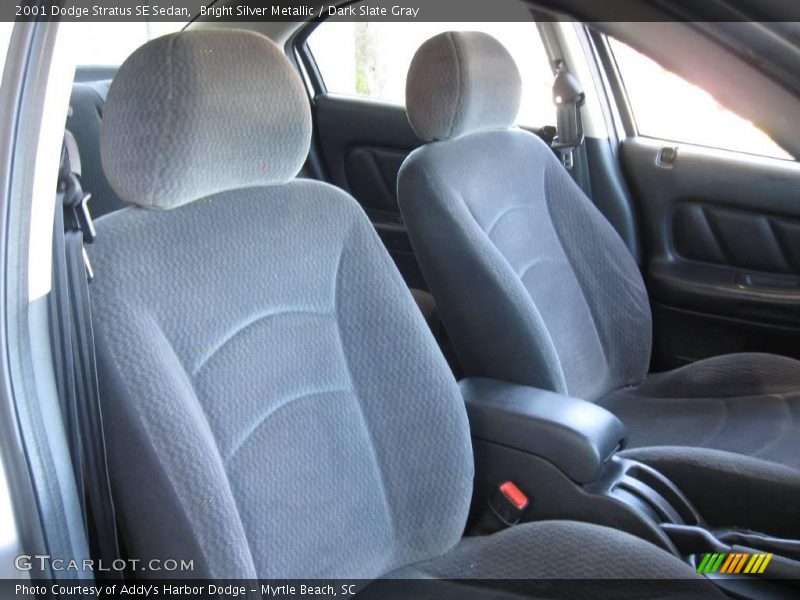 Bright Silver Metallic / Dark Slate Gray 2001 Dodge Stratus SE Sedan