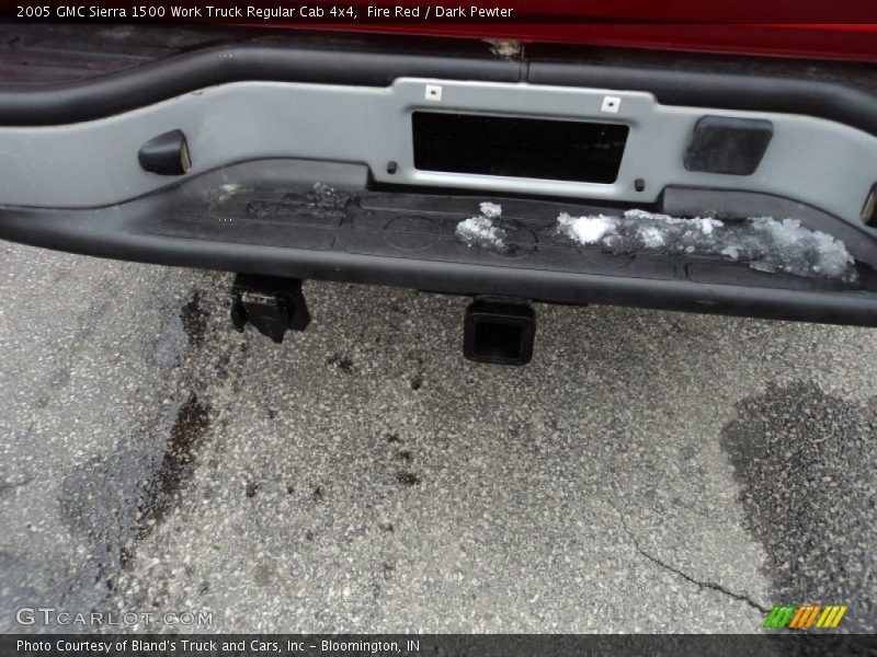 Fire Red / Dark Pewter 2005 GMC Sierra 1500 Work Truck Regular Cab 4x4