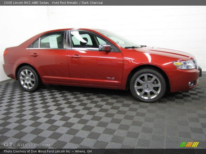  2008 MKZ AWD Sedan Vivid Red Metallic