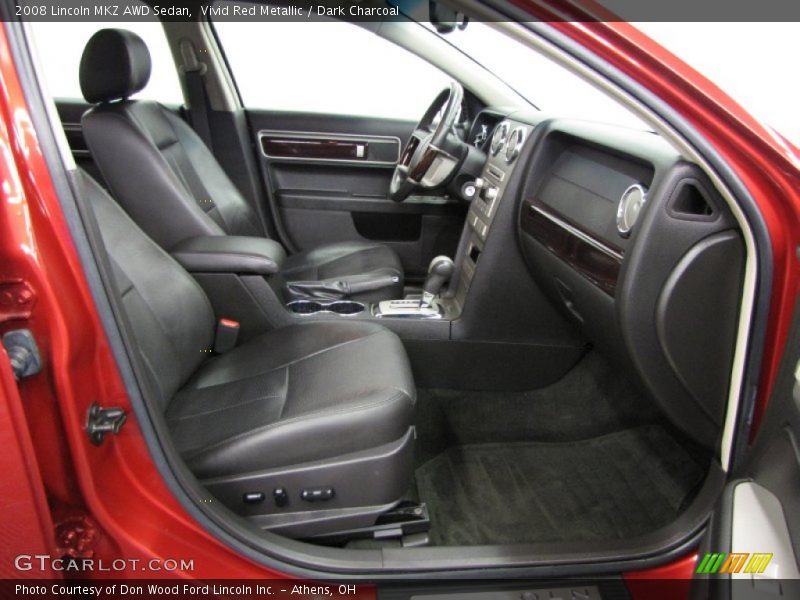 Vivid Red Metallic / Dark Charcoal 2008 Lincoln MKZ AWD Sedan