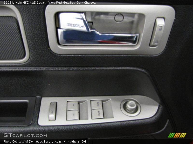 Controls of 2008 MKZ AWD Sedan