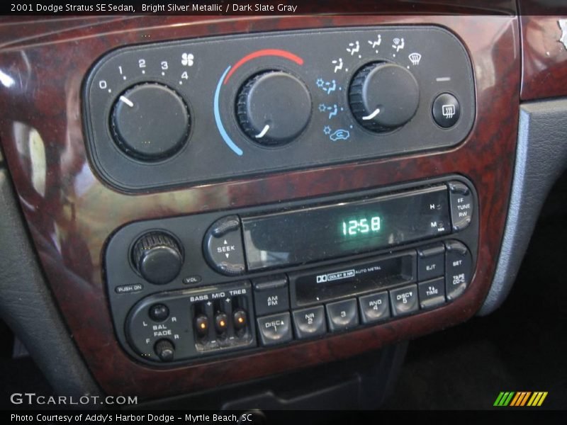 Bright Silver Metallic / Dark Slate Gray 2001 Dodge Stratus SE Sedan