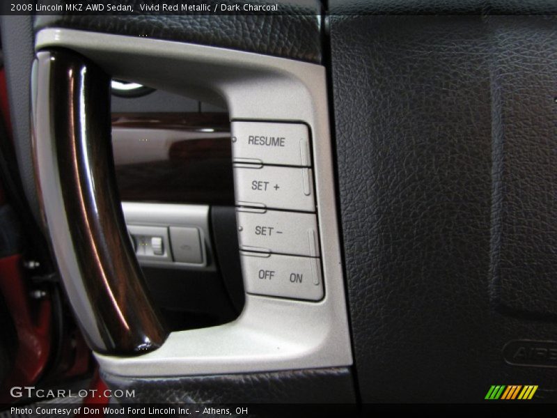 Controls of 2008 MKZ AWD Sedan