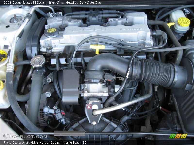 Bright Silver Metallic / Dark Slate Gray 2001 Dodge Stratus SE Sedan