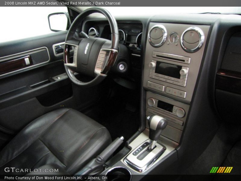 Vivid Red Metallic / Dark Charcoal 2008 Lincoln MKZ AWD Sedan