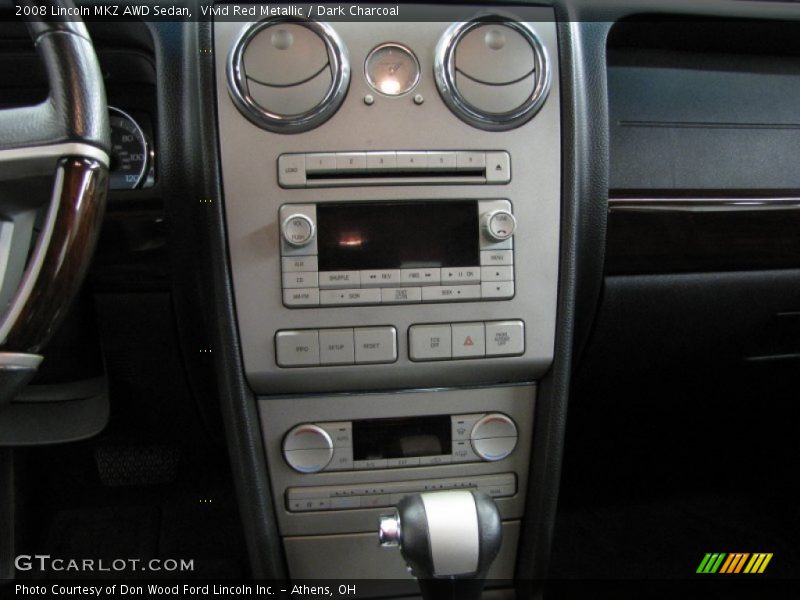 Controls of 2008 MKZ AWD Sedan
