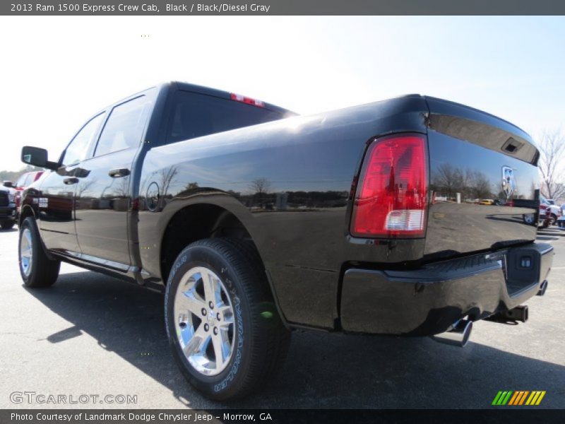 Black / Black/Diesel Gray 2013 Ram 1500 Express Crew Cab