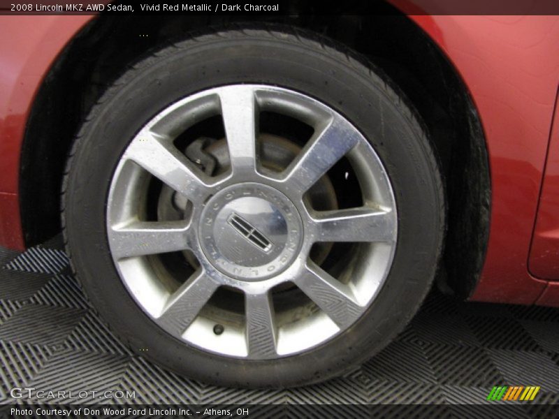 Vivid Red Metallic / Dark Charcoal 2008 Lincoln MKZ AWD Sedan
