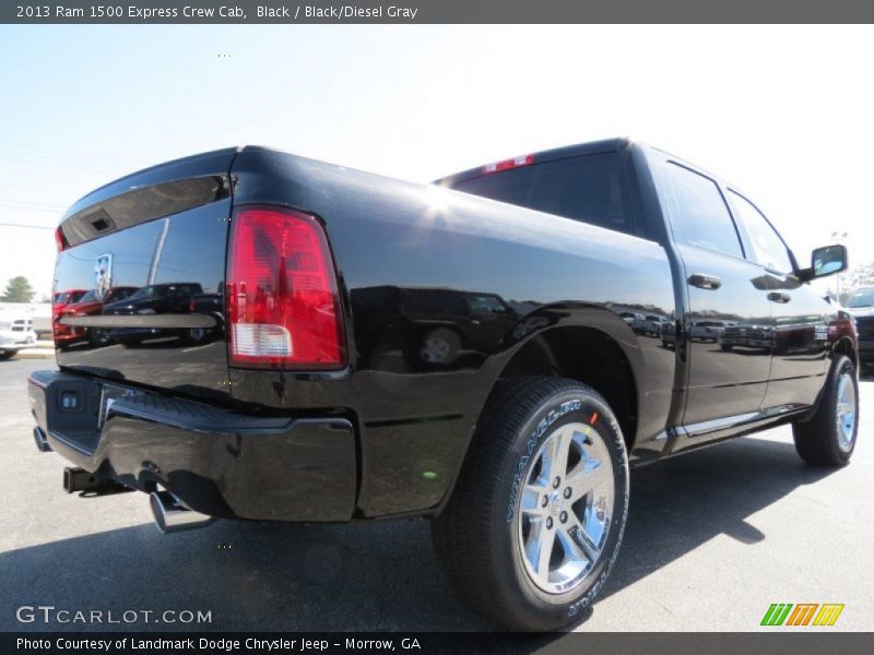 Black / Black/Diesel Gray 2013 Ram 1500 Express Crew Cab