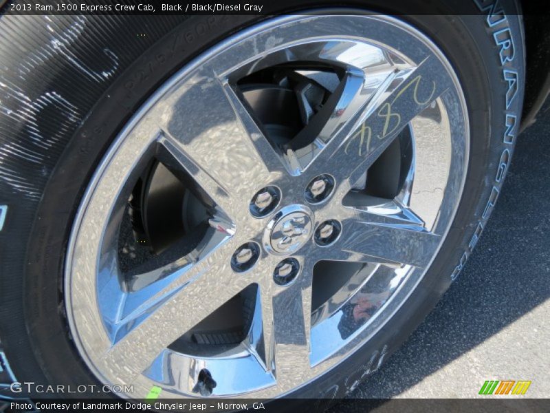 Black / Black/Diesel Gray 2013 Ram 1500 Express Crew Cab