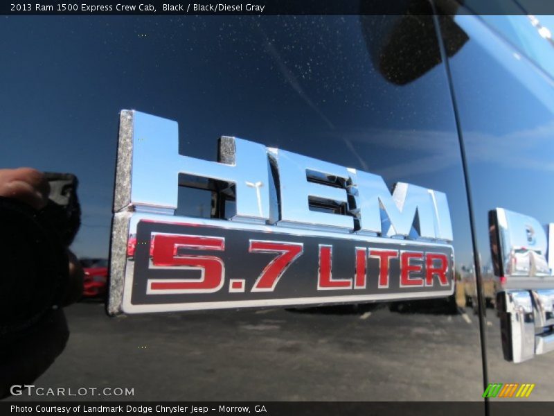 Black / Black/Diesel Gray 2013 Ram 1500 Express Crew Cab