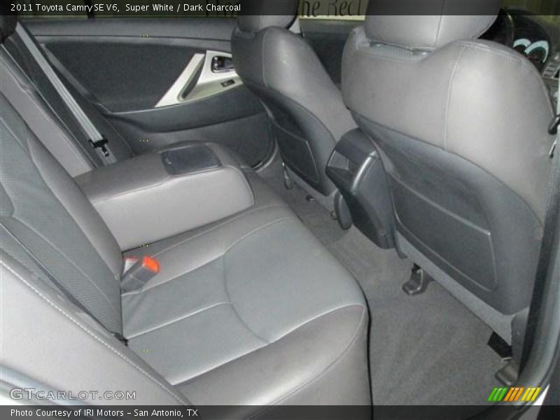 Super White / Dark Charcoal 2011 Toyota Camry SE V6