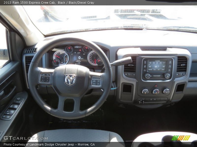 Black / Black/Diesel Gray 2013 Ram 1500 Express Crew Cab
