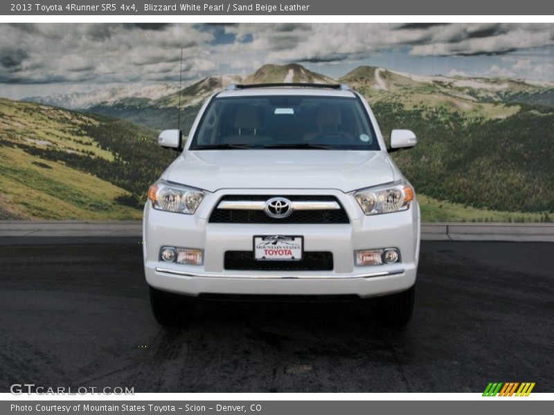Blizzard White Pearl / Sand Beige Leather 2013 Toyota 4Runner SR5 4x4