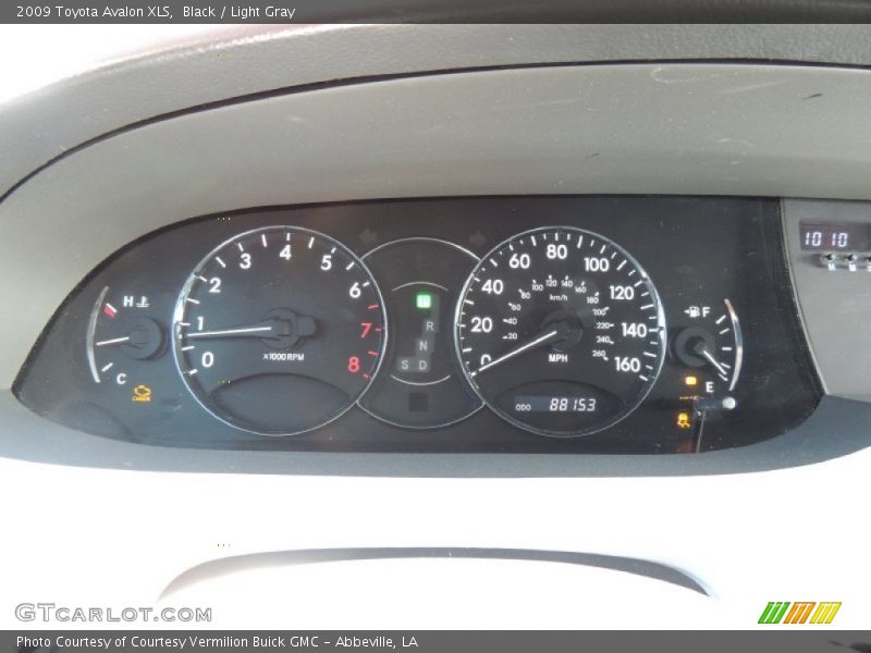 Black / Light Gray 2009 Toyota Avalon XLS