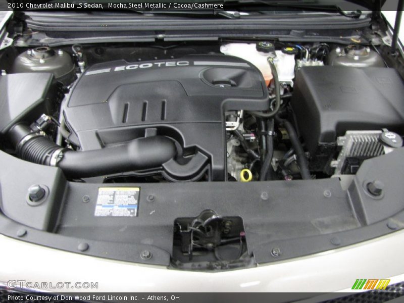  2010 Malibu LS Sedan Engine - 2.4 Liter DOHC 16-Valve VVT Ecotec 4 Cylinder