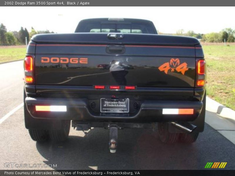 Black / Agate 2002 Dodge Ram 3500 Sport 4x4