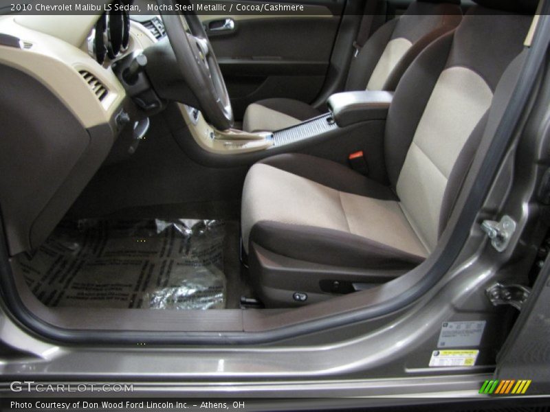 Front Seat of 2010 Malibu LS Sedan