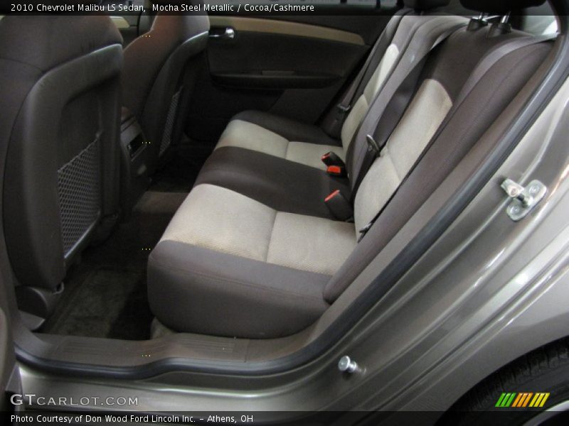 Rear Seat of 2010 Malibu LS Sedan