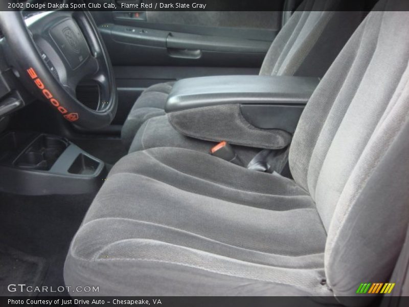 Flame Red / Dark Slate Gray 2002 Dodge Dakota Sport Club Cab