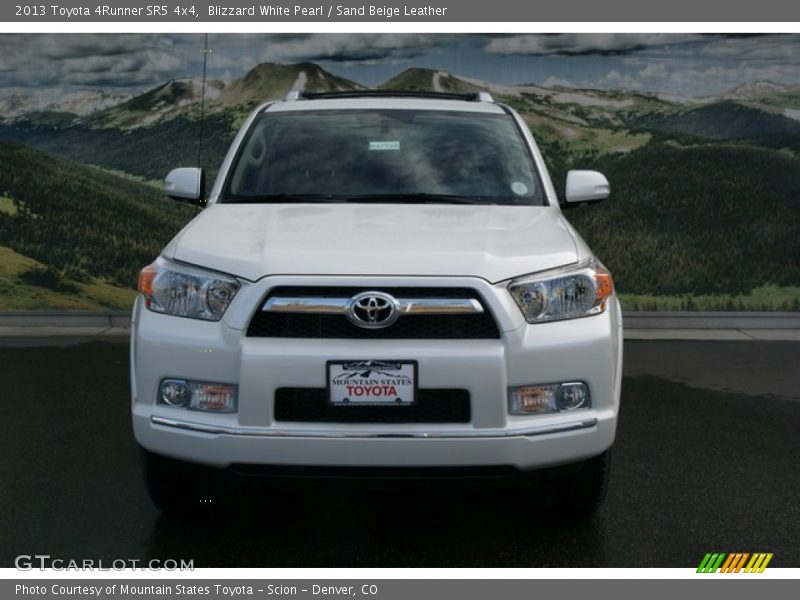 Blizzard White Pearl / Sand Beige Leather 2013 Toyota 4Runner SR5 4x4