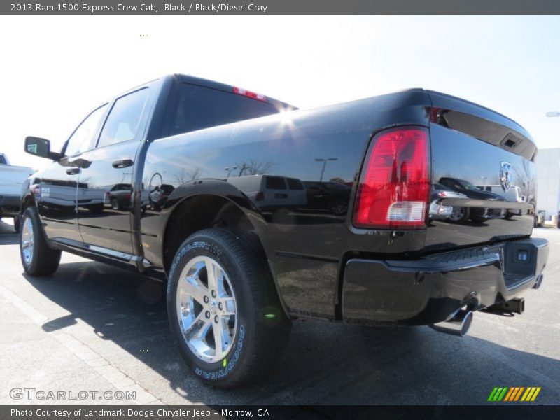 Black / Black/Diesel Gray 2013 Ram 1500 Express Crew Cab