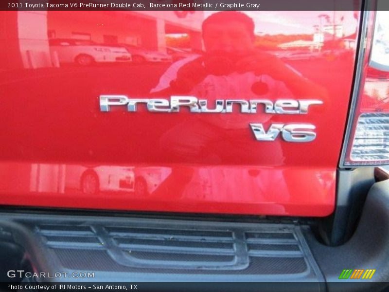Barcelona Red Metallic / Graphite Gray 2011 Toyota Tacoma V6 PreRunner Double Cab