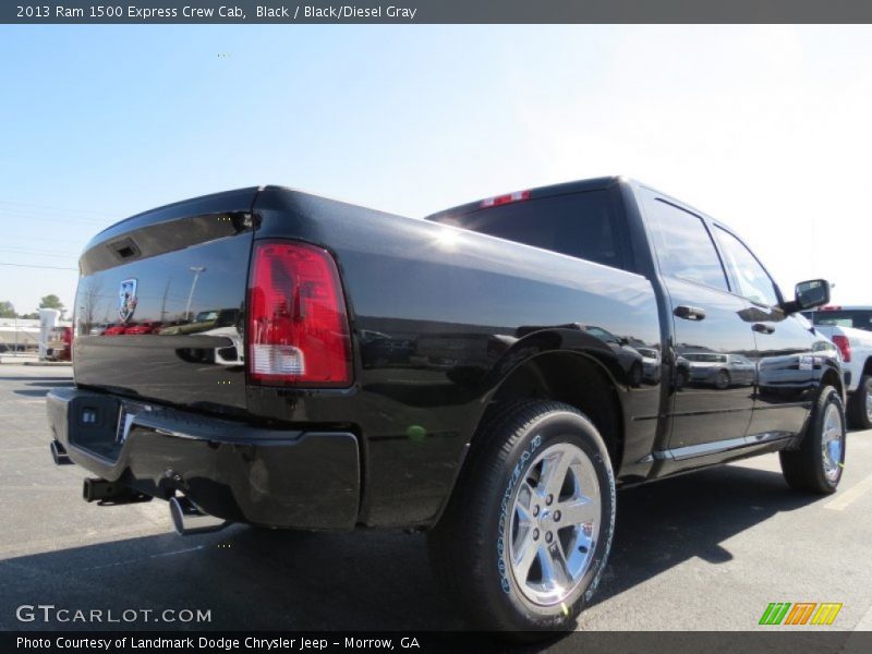 Black / Black/Diesel Gray 2013 Ram 1500 Express Crew Cab