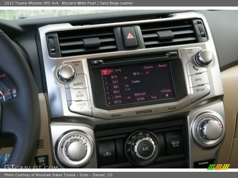 Blizzard White Pearl / Sand Beige Leather 2013 Toyota 4Runner SR5 4x4