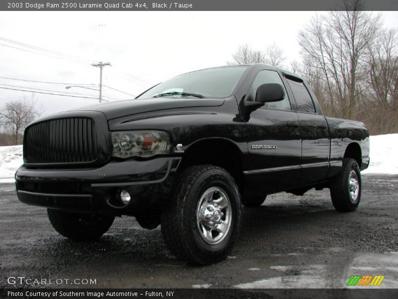 Black / Taupe 2003 Dodge Ram 2500 Laramie Quad Cab 4x4