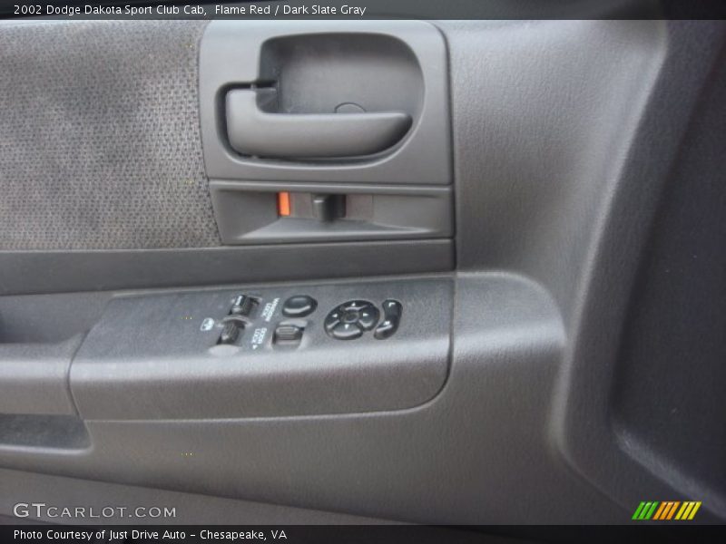 Flame Red / Dark Slate Gray 2002 Dodge Dakota Sport Club Cab