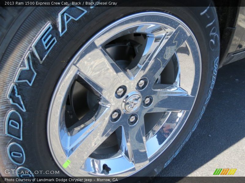 Black / Black/Diesel Gray 2013 Ram 1500 Express Crew Cab