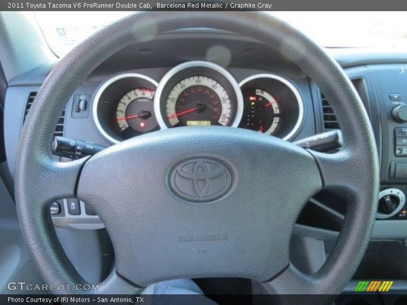 Barcelona Red Metallic / Graphite Gray 2011 Toyota Tacoma V6 PreRunner Double Cab