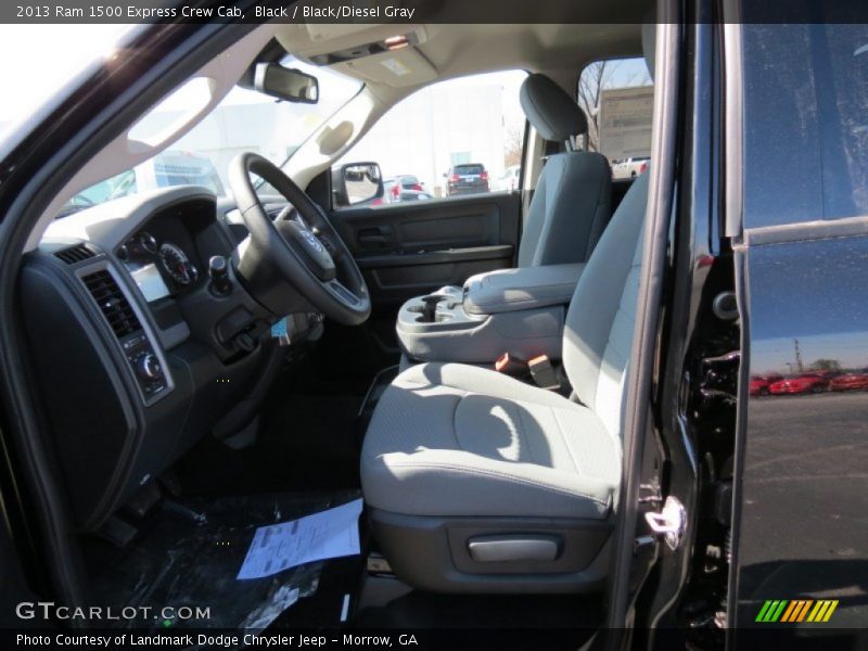 Black / Black/Diesel Gray 2013 Ram 1500 Express Crew Cab