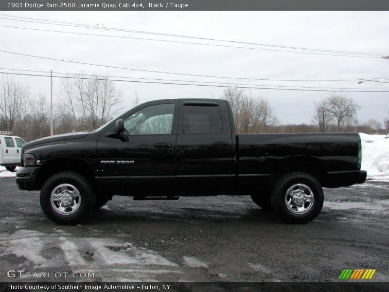 Black / Taupe 2003 Dodge Ram 2500 Laramie Quad Cab 4x4