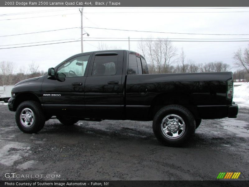 Black / Taupe 2003 Dodge Ram 2500 Laramie Quad Cab 4x4