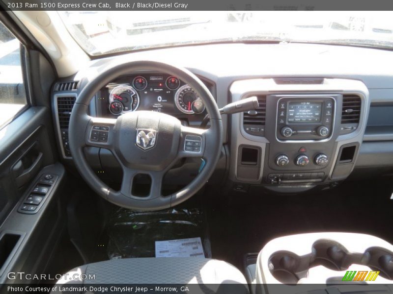 Black / Black/Diesel Gray 2013 Ram 1500 Express Crew Cab