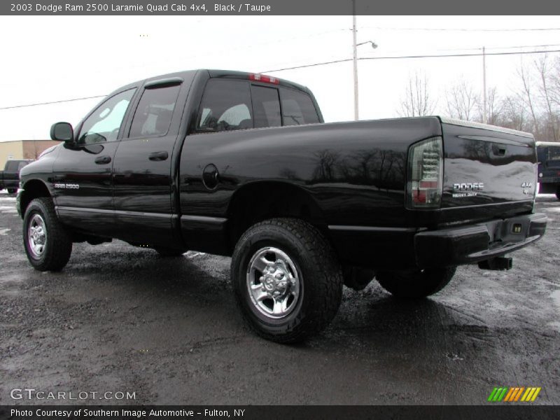 Black / Taupe 2003 Dodge Ram 2500 Laramie Quad Cab 4x4