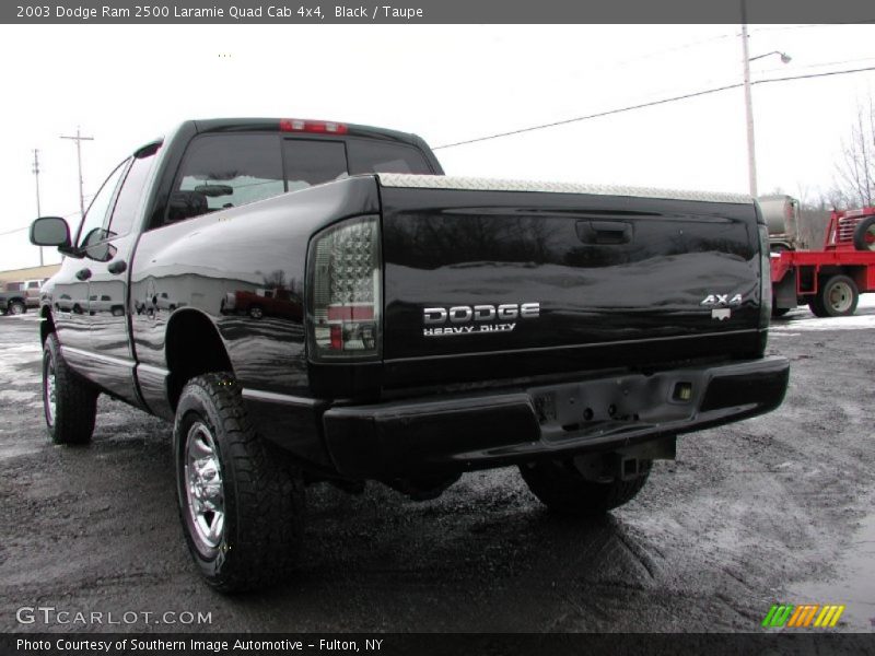Black / Taupe 2003 Dodge Ram 2500 Laramie Quad Cab 4x4