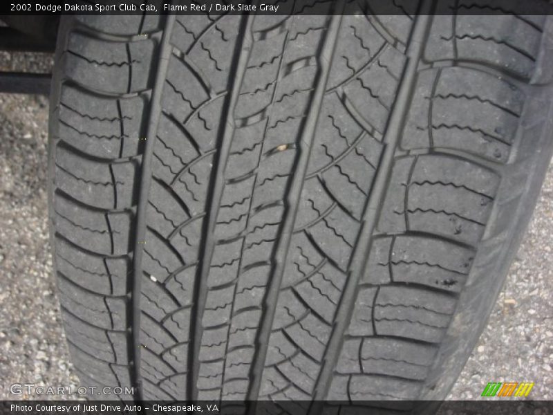 Flame Red / Dark Slate Gray 2002 Dodge Dakota Sport Club Cab