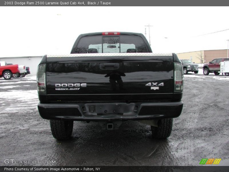 Black / Taupe 2003 Dodge Ram 2500 Laramie Quad Cab 4x4