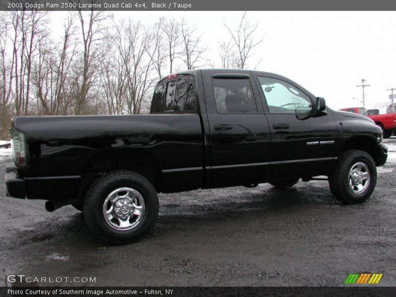 Black / Taupe 2003 Dodge Ram 2500 Laramie Quad Cab 4x4