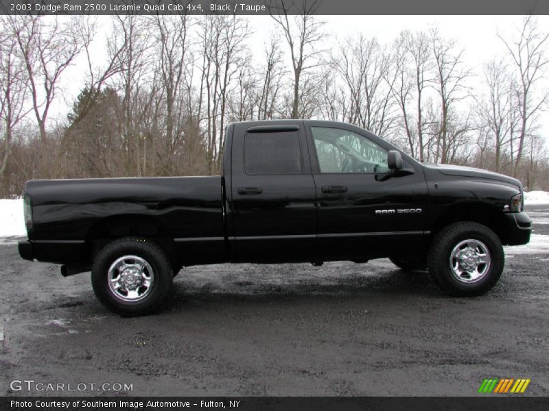 Black / Taupe 2003 Dodge Ram 2500 Laramie Quad Cab 4x4