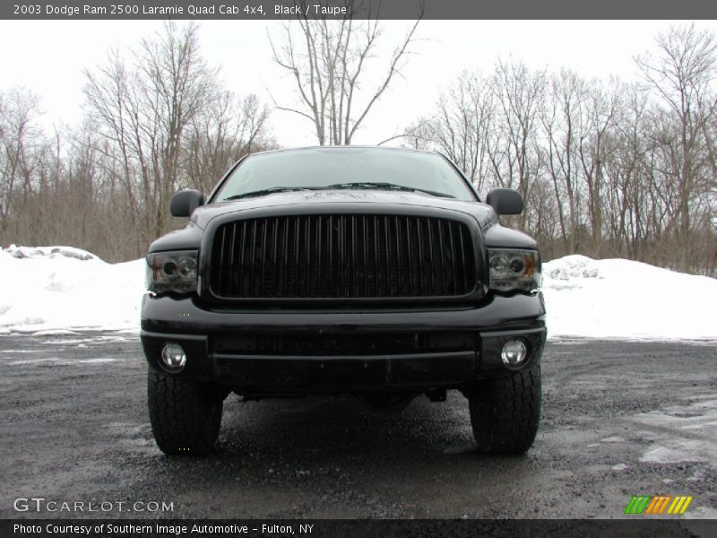 Black / Taupe 2003 Dodge Ram 2500 Laramie Quad Cab 4x4